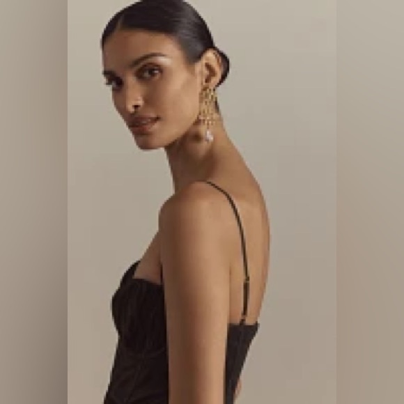 ANTHROPOLOGIE
Hutch Amara Corset Pleated Tulle Fit & Flare Midi Dress - Picture 5 of 9